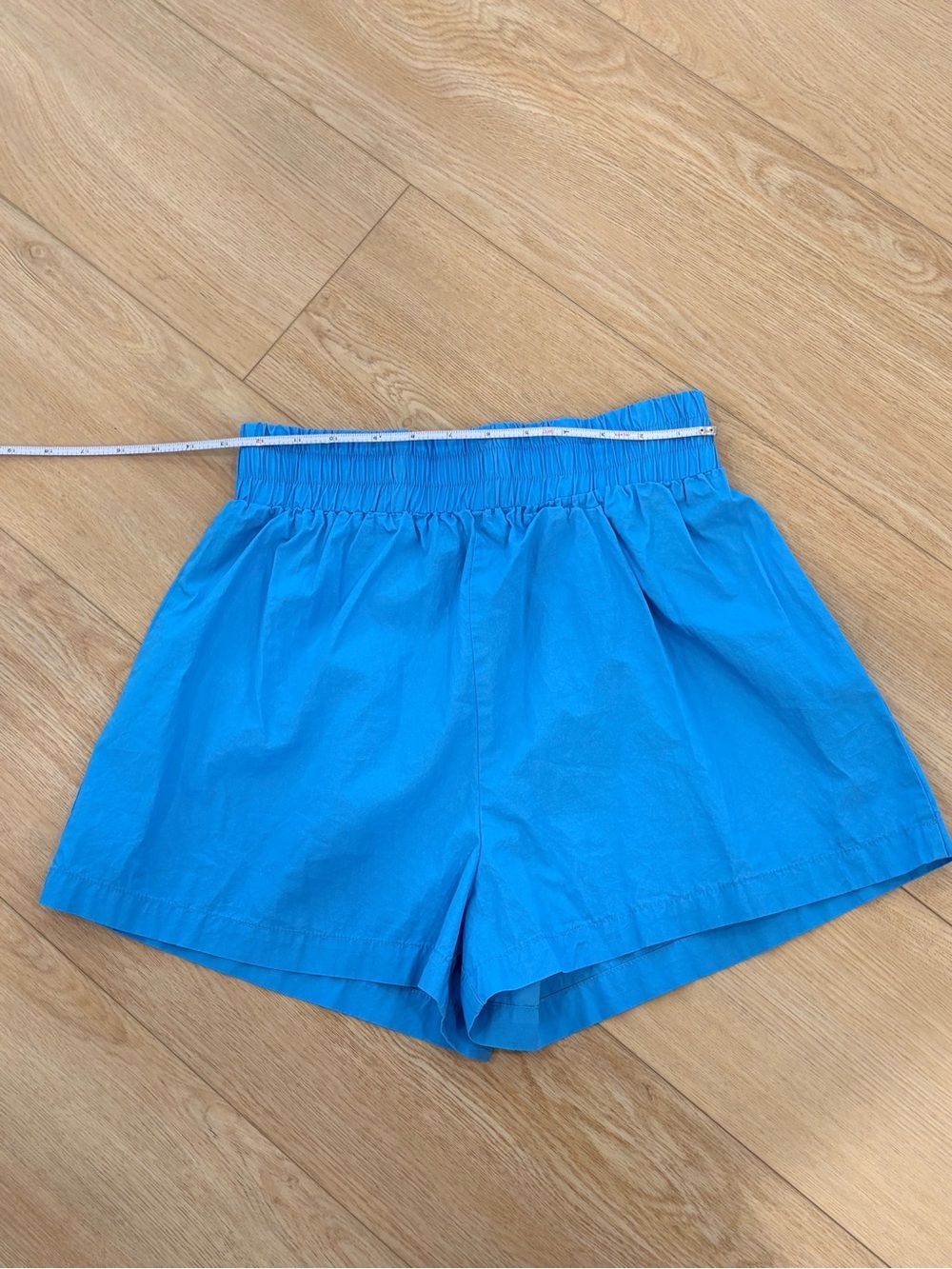 White Fox Women’s Elastic-Waist Blue Shorts